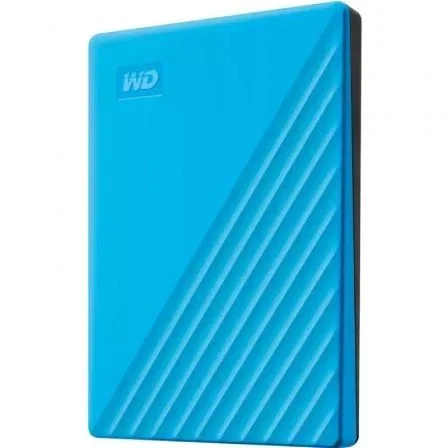 Western Digital WDBPKJ0040BBL-WESN - Disco Duro Externo My Passport 4TB, USB 3.2 Gen 1, 2.5", Portátil, Color Azul, Incluye Software de Respaldo
